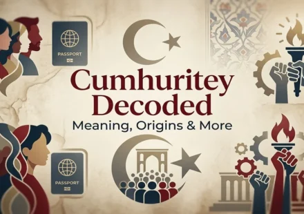 Cumhuritey meaning and origins connected to the Turkish word cumhuriyet