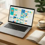 Glaadvoice Com website displayed on a laptop for an overview of its content