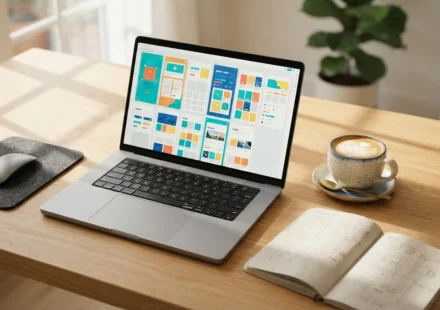Glaadvoice Com website displayed on a laptop for an overview of its content