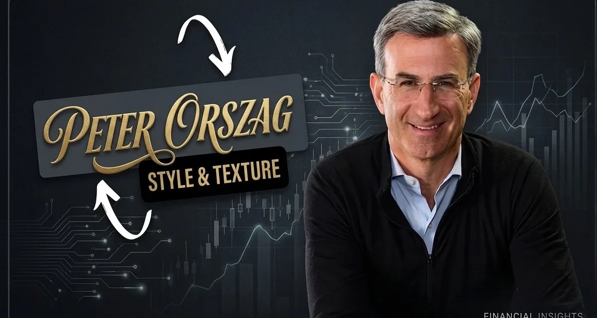Peter Orszag with short gray hair and a neatly styled side part