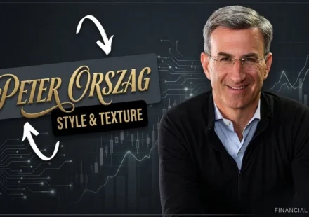 Peter Orszag with short gray hair and a neatly styled side part