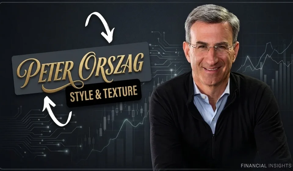 Peter Orszag with short gray hair and a neatly styled side part