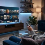 Tvlio digital entertainment platform on a smart TV